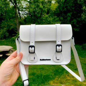 Dr martens WHITE leather crossbody